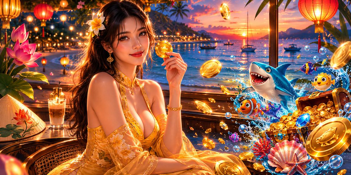 Người chơi thưởng thức cà phê và trải nghiệm cá cược casino tại Côn Đảo Việt Nam