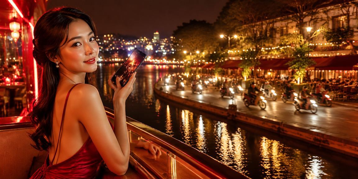 Người dùng tại Đà Lạt thưởng thức cà phê và trải nghiệm casino di động