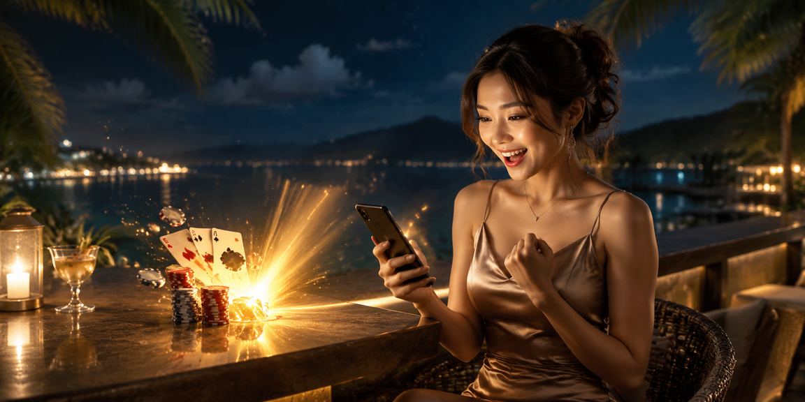 Người chơi trải nghiệm trò chơi bài mới ngoài bãi biển Phú Quốc